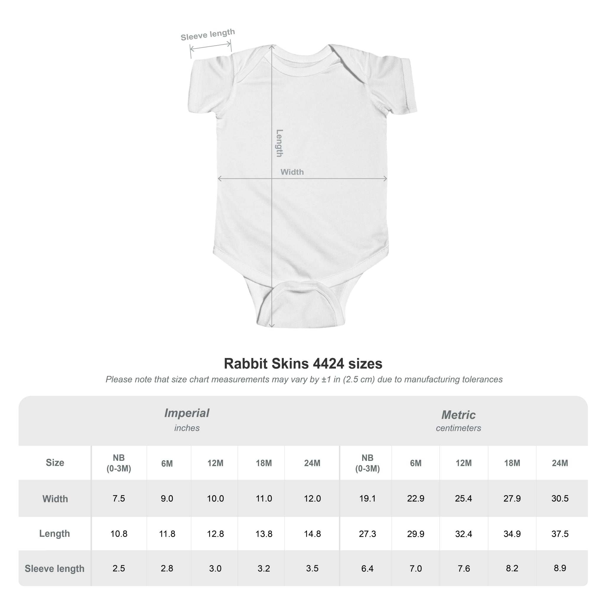 Personalized Baby Bodysuit with Portrait & Printed Nickname on the Back — Cute Newborn Onesie