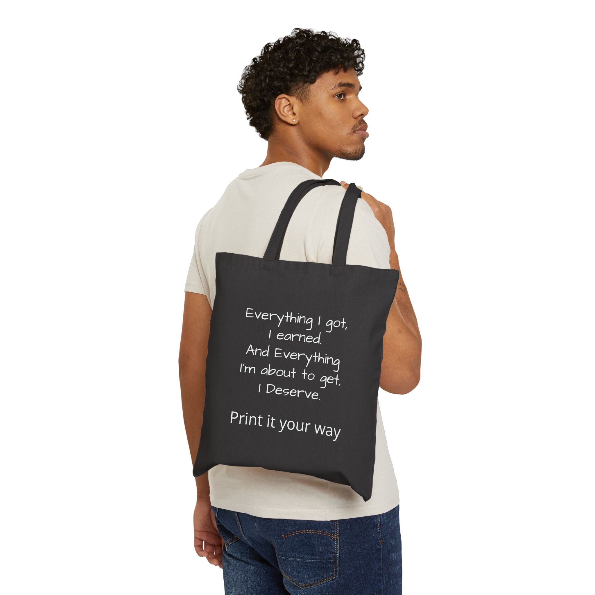 Custom Print Cotton Canvas Tote Bag