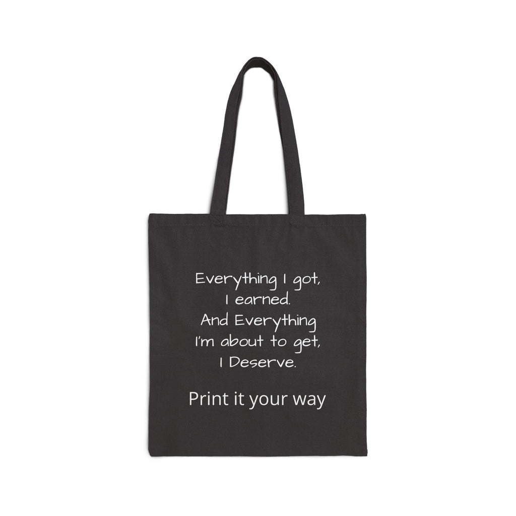 Custom Print Cotton Canvas Tote Bag